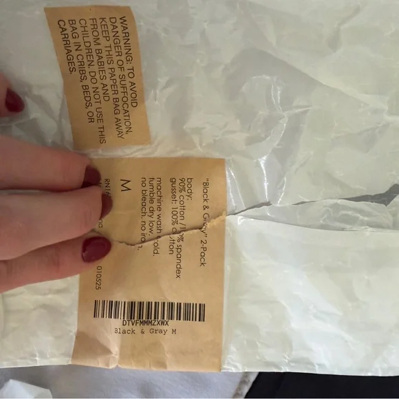 Evry Underwear 4 pairs of premium cotton underwear NWOT High-Waist size medium - Picture 5 of 6